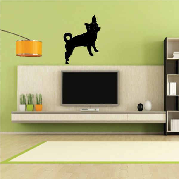 Image of Curly Tail Chihuahua Decal