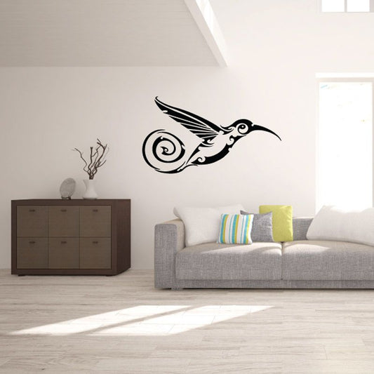 Image of Curly Tail Hummingbird Decal