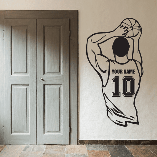 Custom Basketball Player Decal