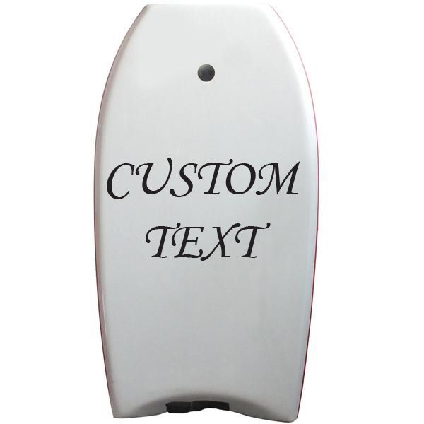 Custom Bodyboard Text Vinyl Decal