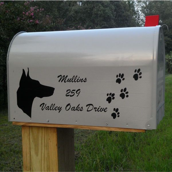 Custom Mailbox Vinyl Decal Letters