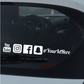 Custom Social Media Die Cut Decal