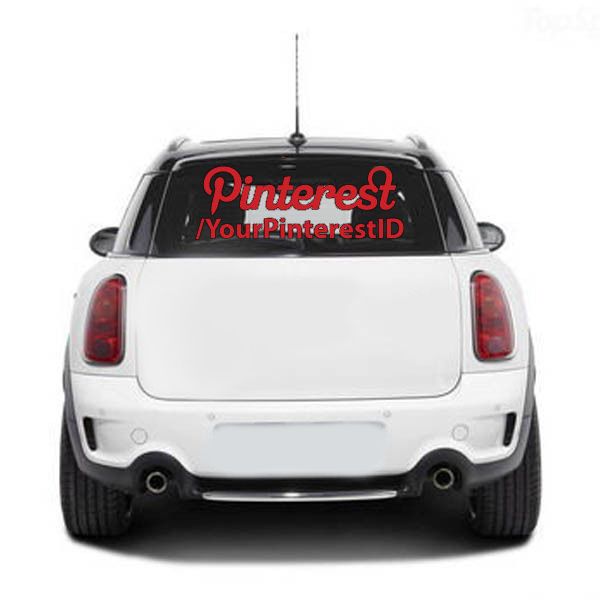 Image of Custom Pinterest Decal