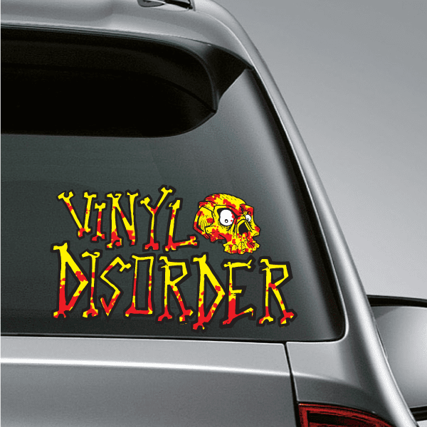 Custom Printed Die Cut Decal