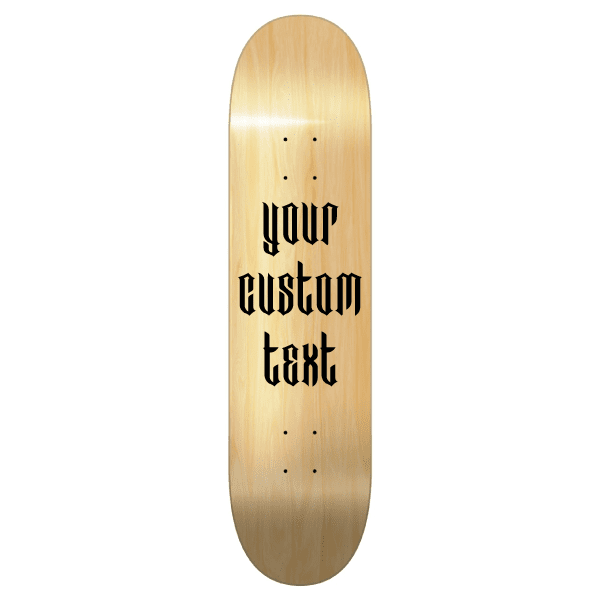 Custom Skateboard Text Vinyl Decal