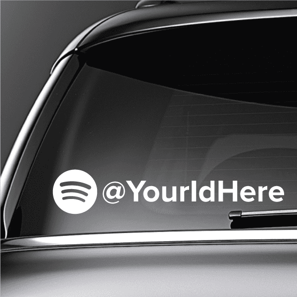 Image of Custom Spotify Die Cut Decal