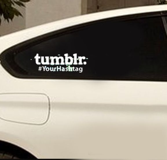 Image of Custom Tumblr Vinyl Decal