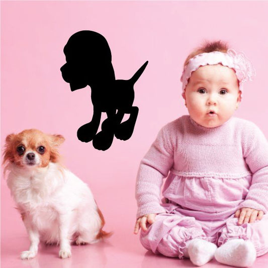 Image of Cute Cartoon Dog Decal