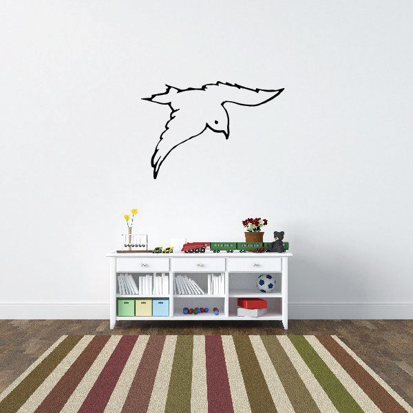 Image of Cute Flying Swallow Decal