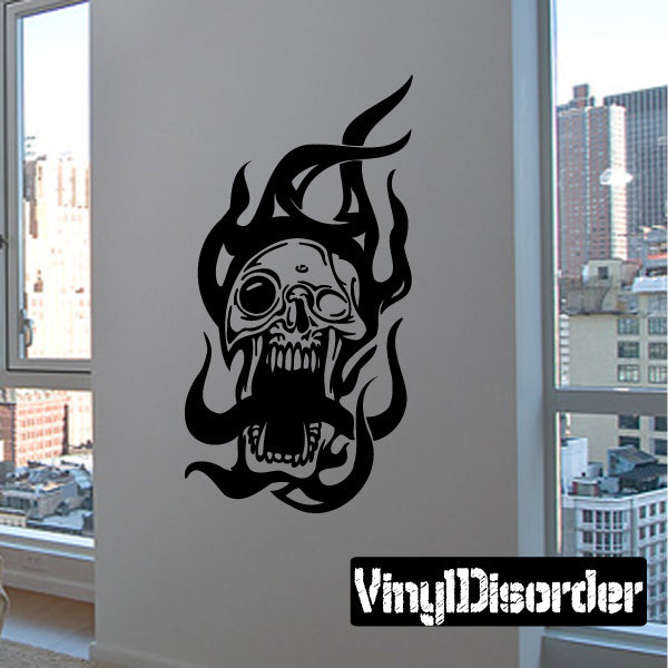 Image of Cyber Skull Decals