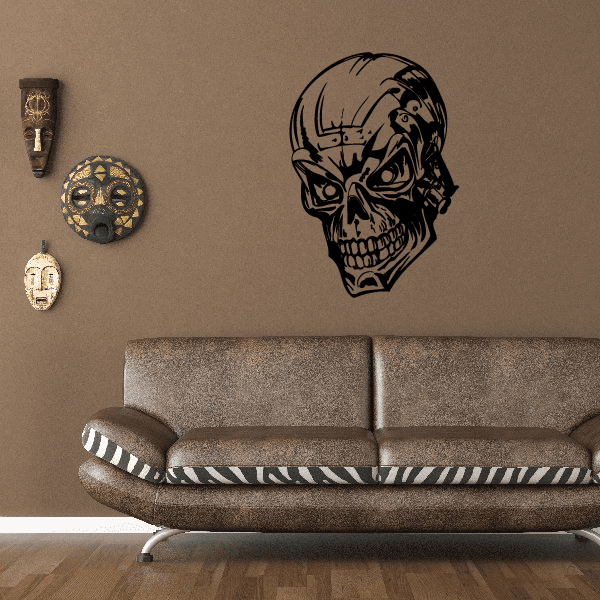 Image of Cyber Skull Decals