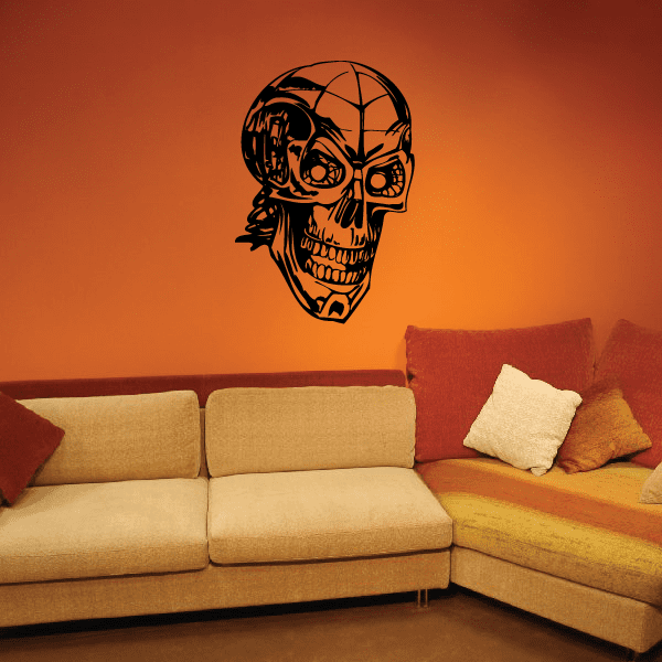 Image of Cyber Skull Decals