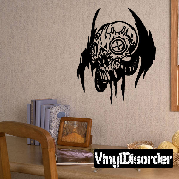 Image of Cyber Skull Decals