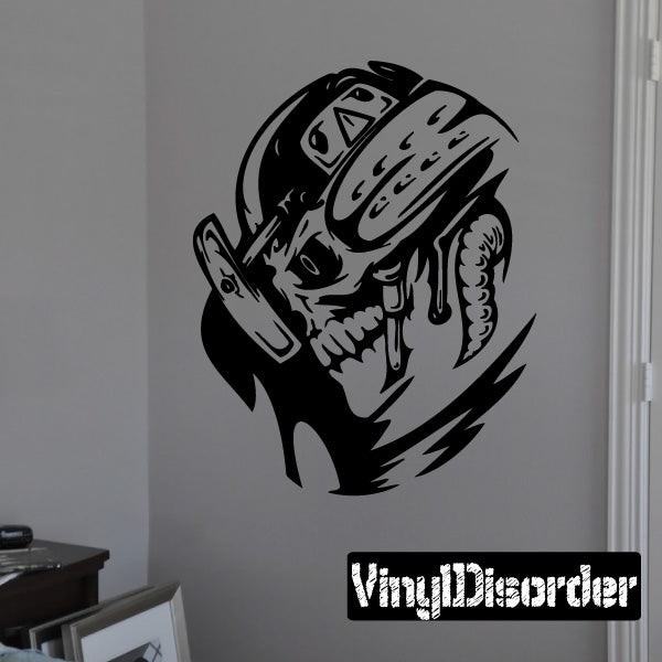 Image of Cyber Skull Decals