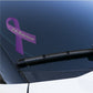 Purple awareness ribbon vinyl sticker