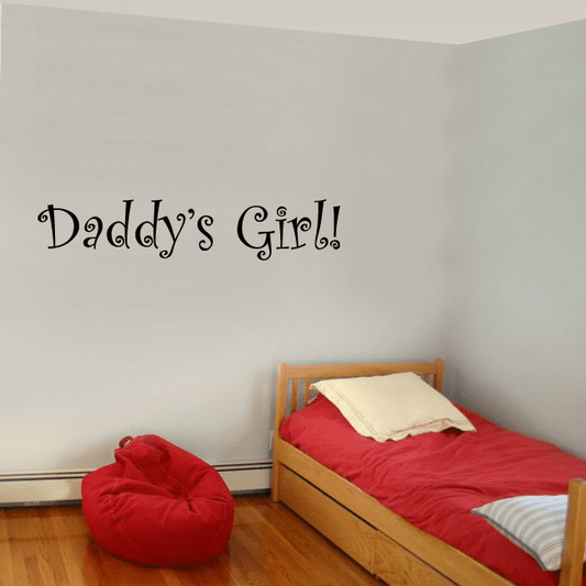 Image of Daddys girl Wall Decal