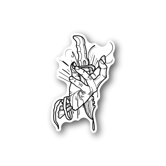 Image of Dagger in Hand Sticker