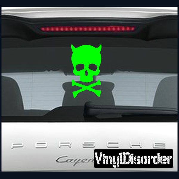 Image of Damage Plan Skull Decal