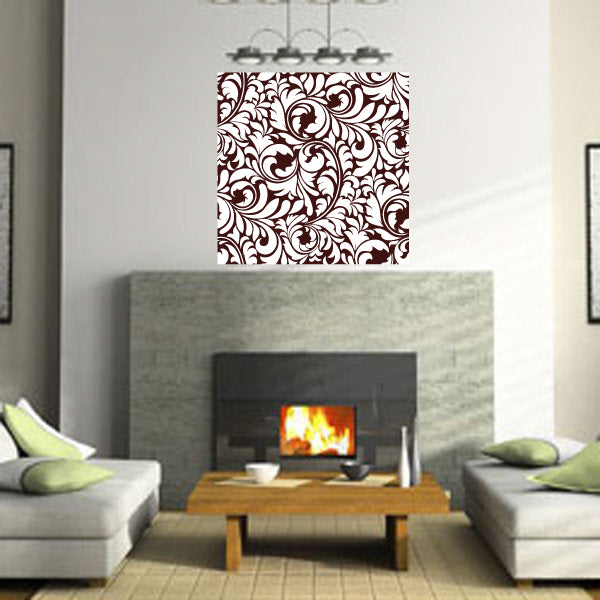 Image of Damask Pattern Stickers