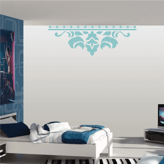 Image of Damask Wall Decal - Vinyl Decal - Car Decal - Vd003