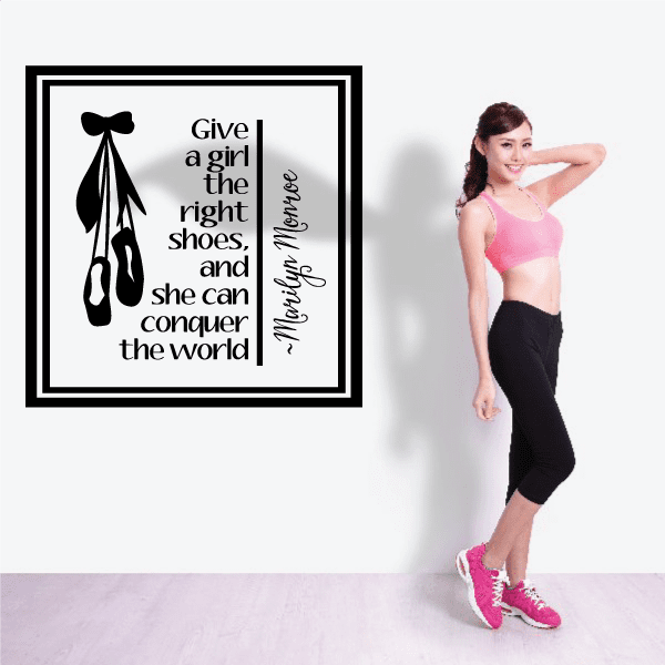 Image of Dance Shoes Wall Decal - Vinyl Decal - Car Decal - Vd007