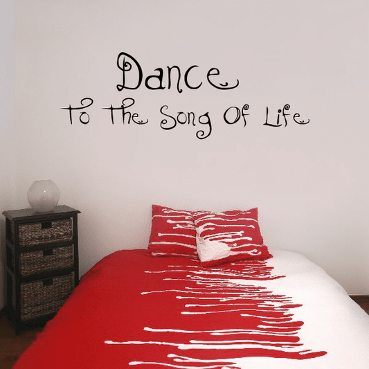 Image of Dance to the song of life Wall Decal