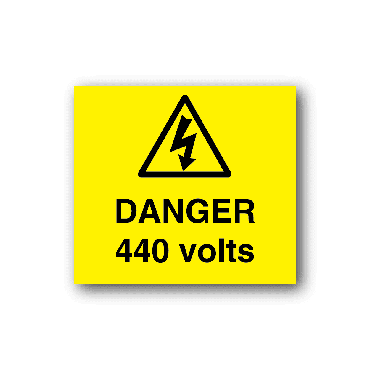 Image of Danger 440 Volts Sticker