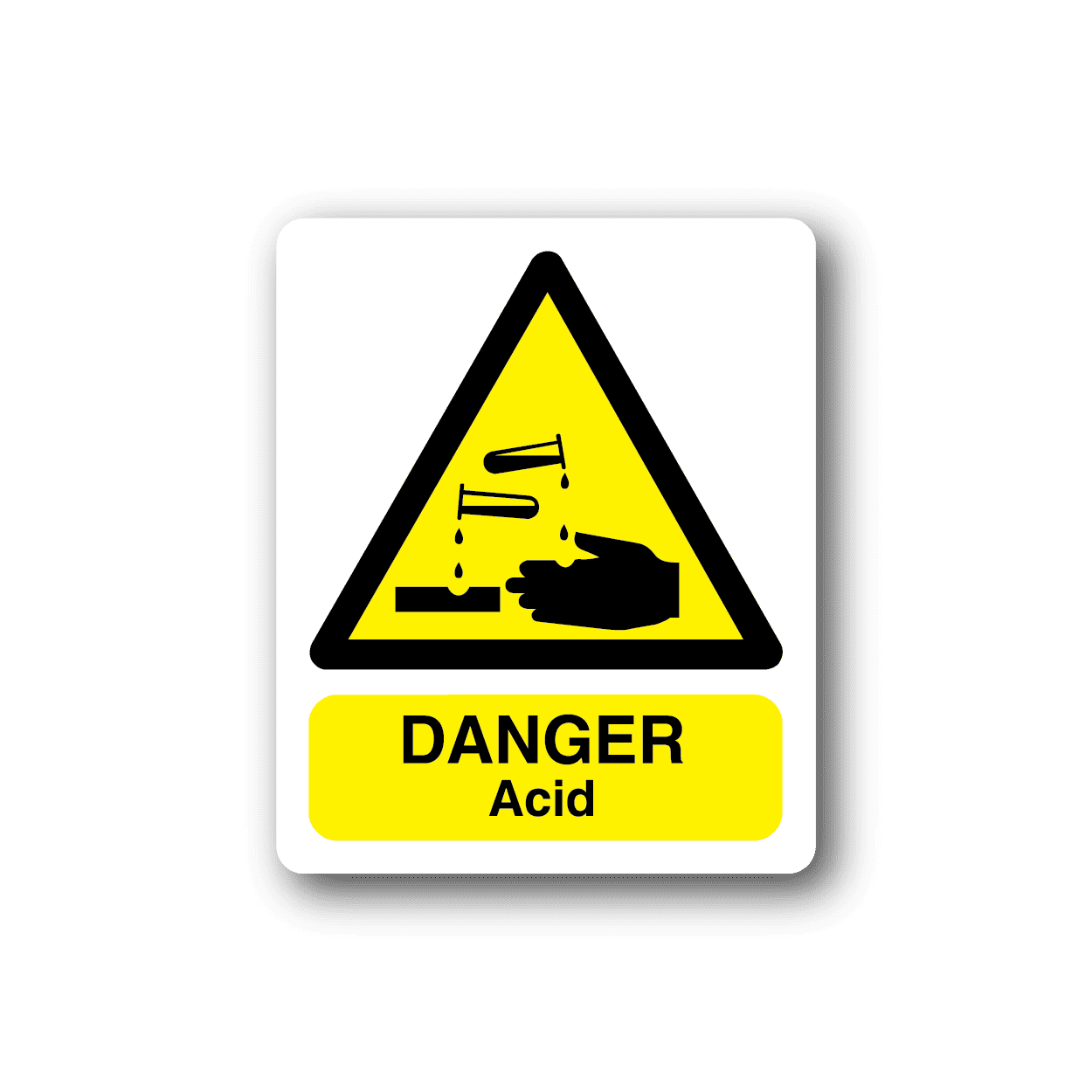 Image of Danger Acid Sticker