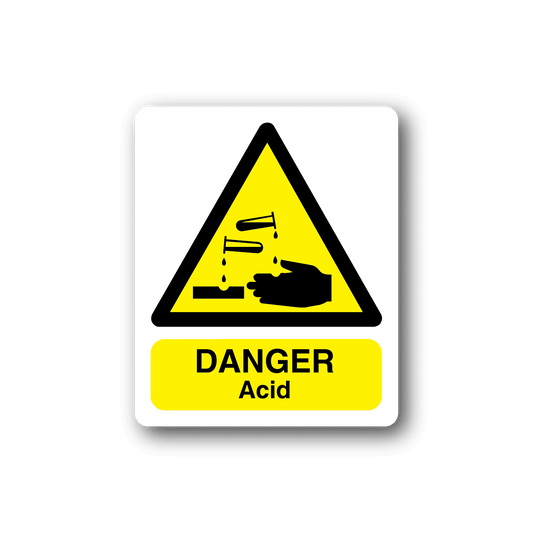 Image of Danger Acid Sticker