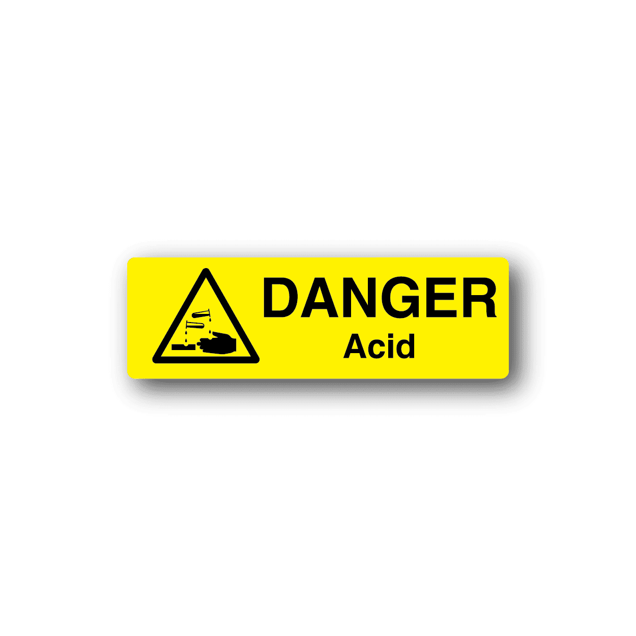 Image of Danger Acid Sticker