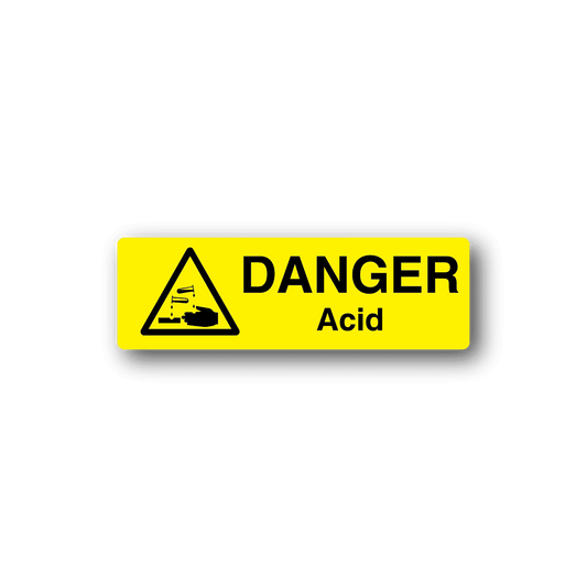 Image of Danger Acid Sticker