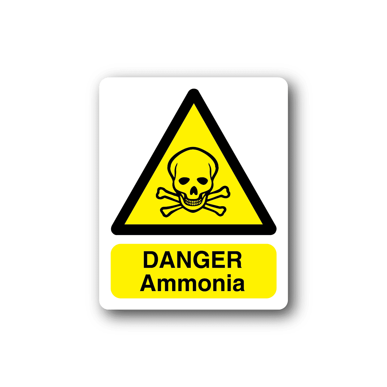 Image of Danger Ammonia Poison Sticker