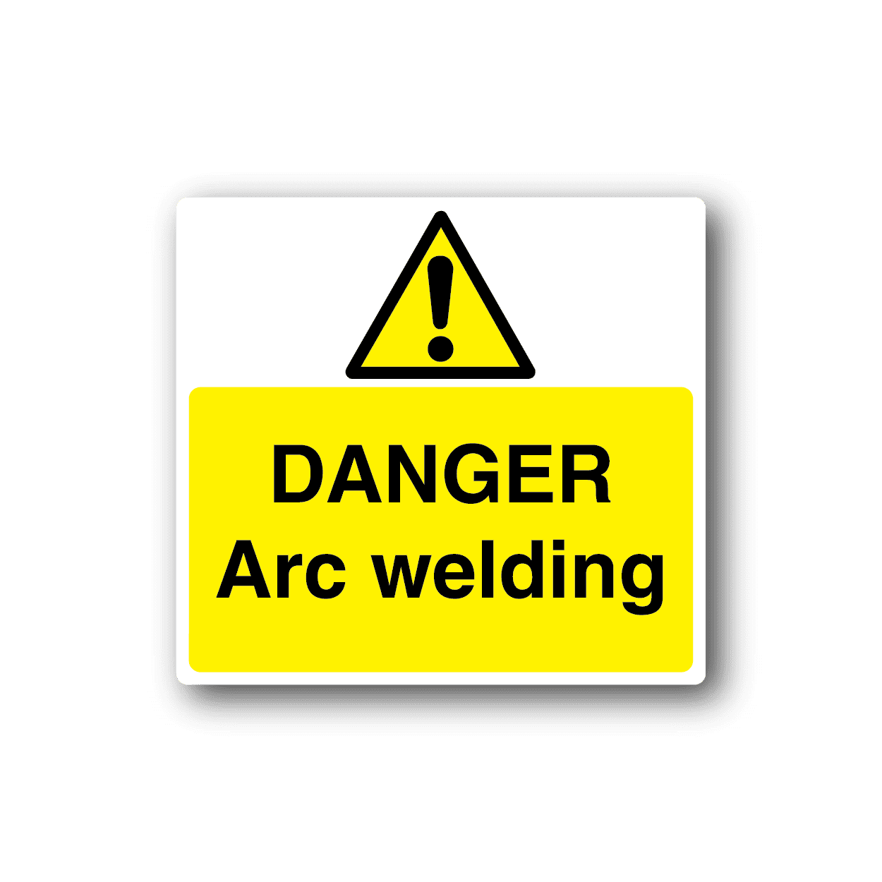 Image of Danger Arc Welding Sticker