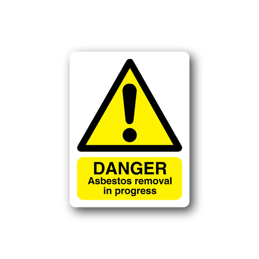 Image of Danger Asbestos Removal Sticker