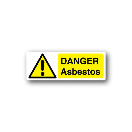 Image of Danger Asbestos Sticker