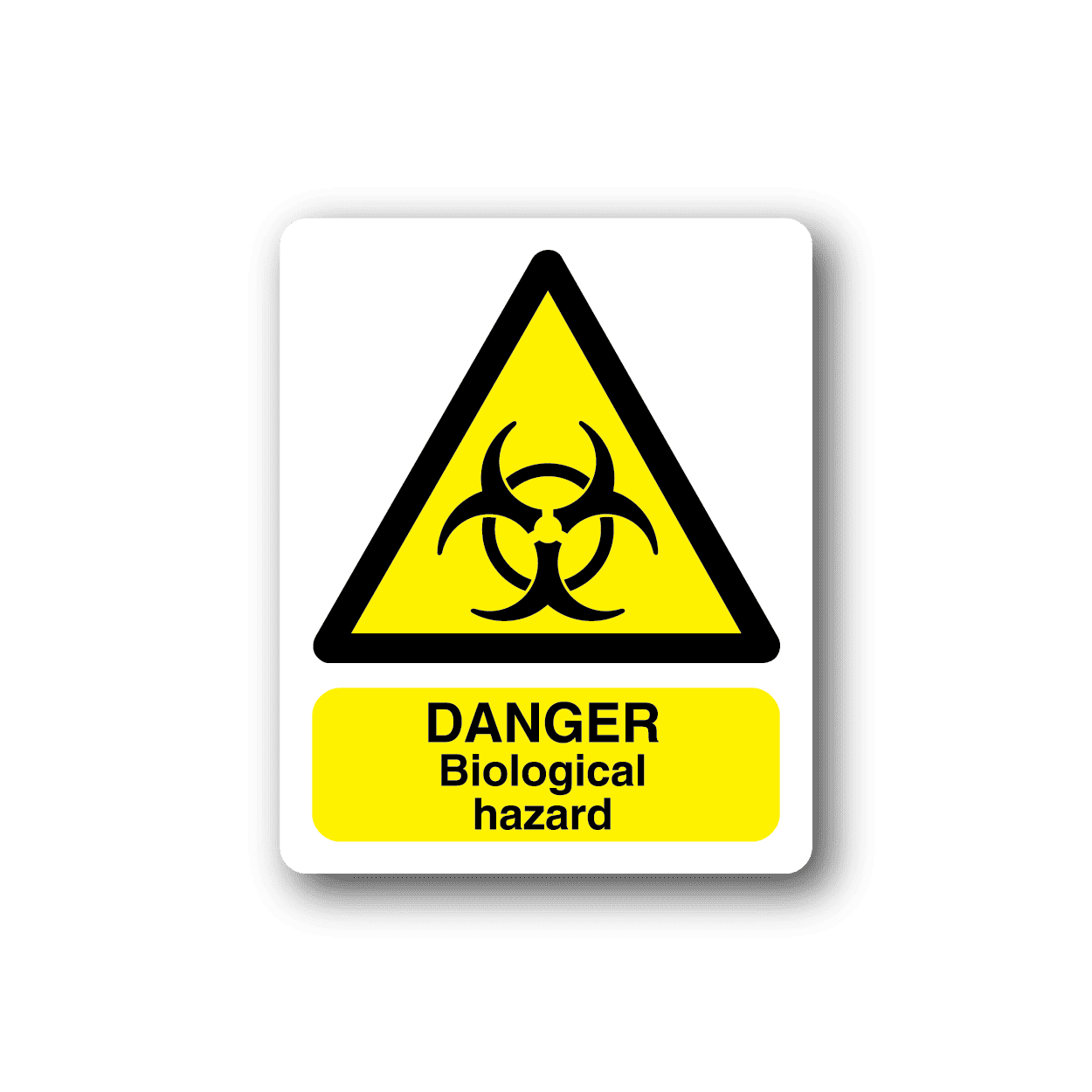 Image of Danger Biological Hazard Sticker