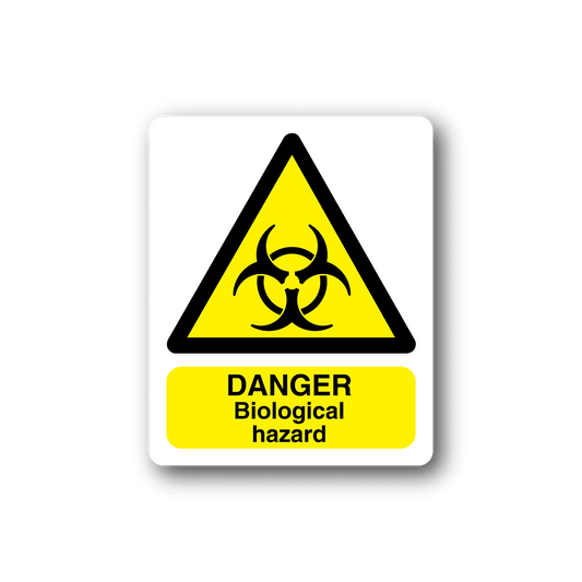 Image of Danger Biological Hazard Sticker