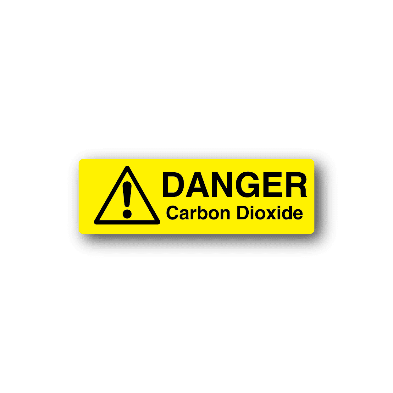 Image of Danger Carbon Dioxide Sticker