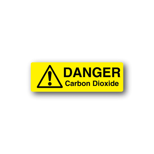 Image of Danger Carbon Dioxide Sticker