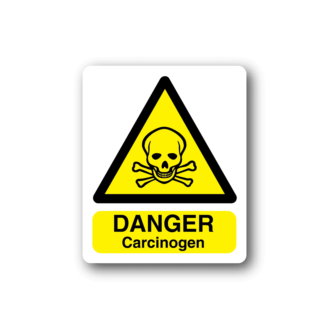 Image of Danger Carcinogen Sticker