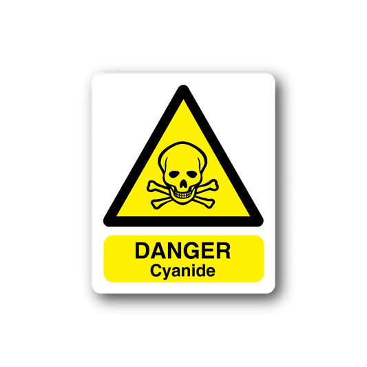 Image of Danger Cyanide Sticker