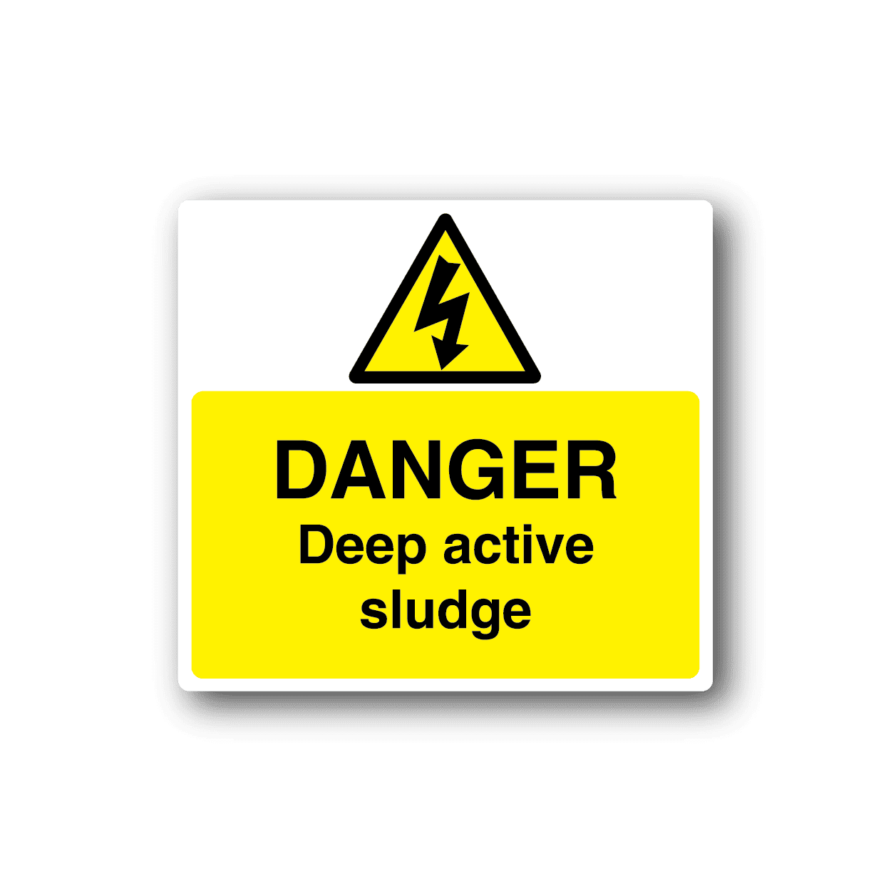 Image of Danger Deep Active Sludge Sticker