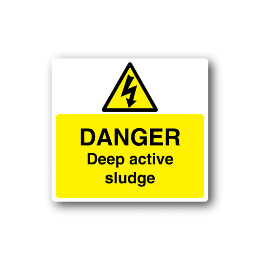 Image of Danger Deep Active Sludge Sticker