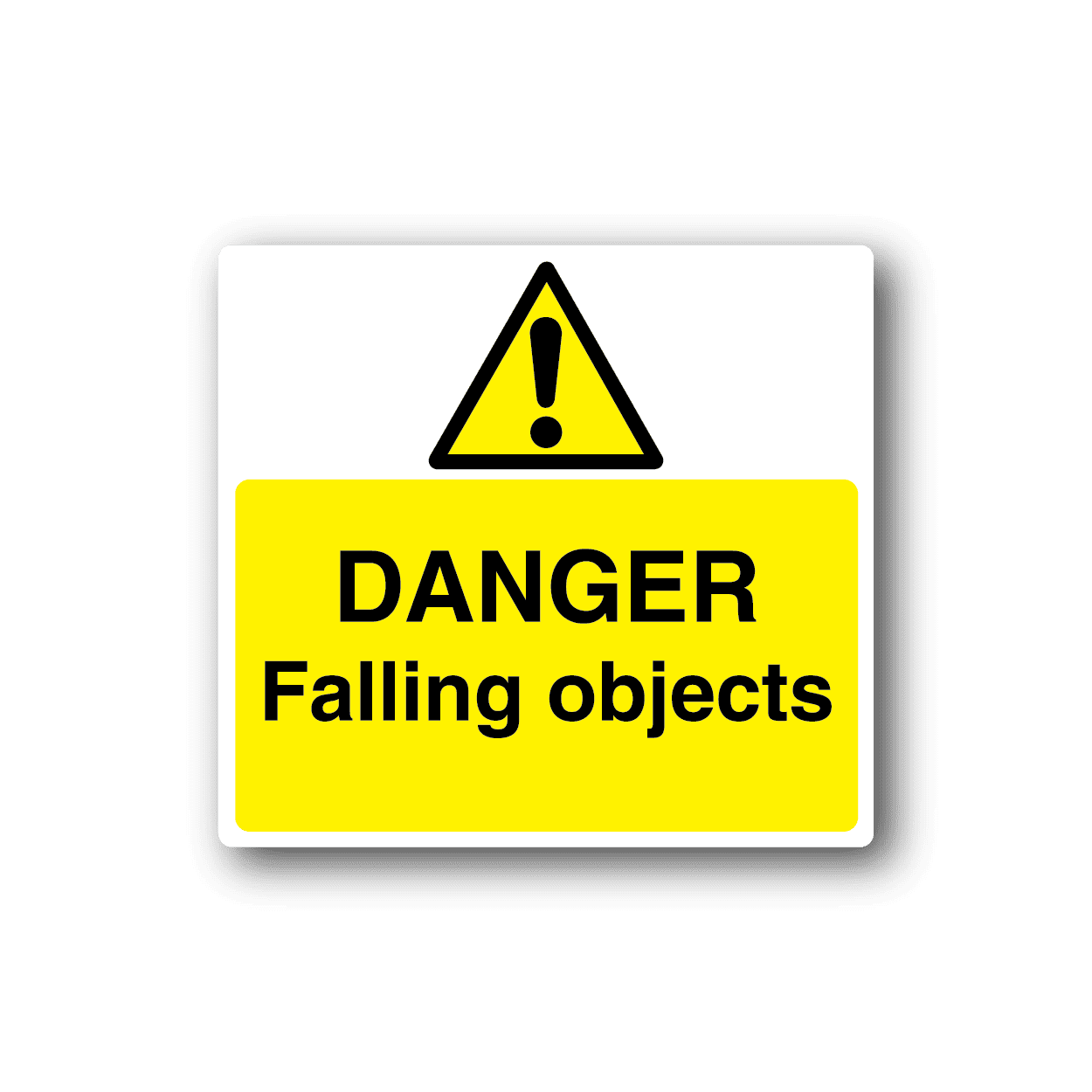 Image of Danger Falling Objects Sticker