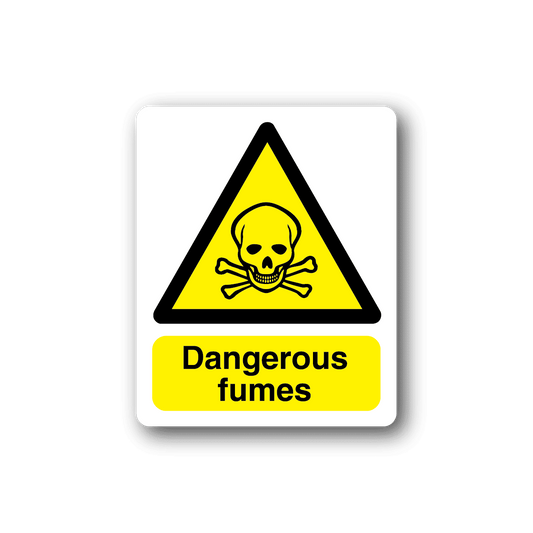 Image of Danger Fumes Sticker