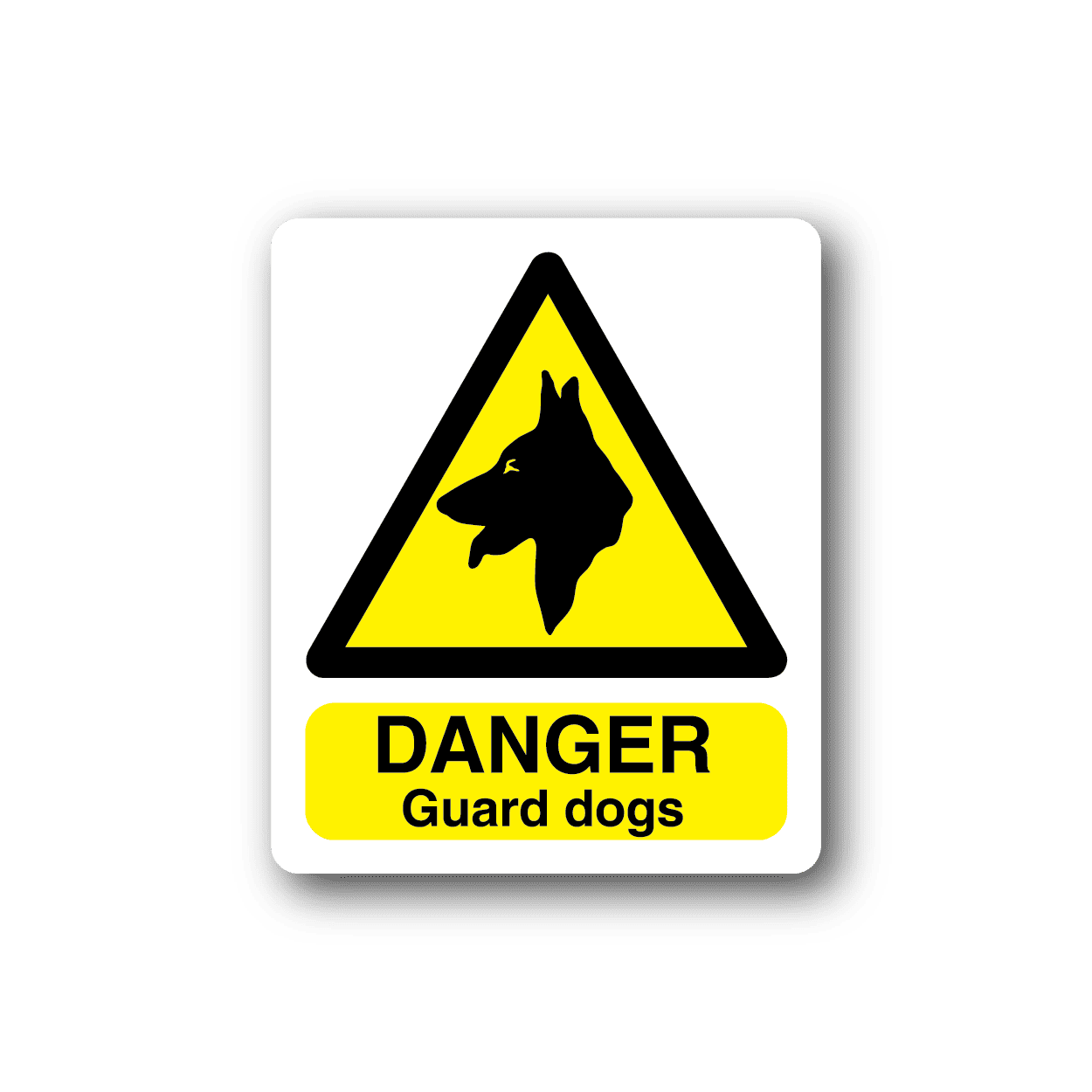 Image of Danger Guard Dogs Sticker