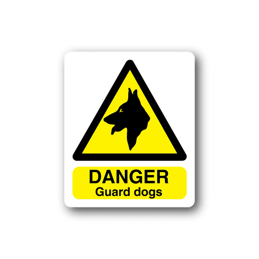 Image of Danger Guard Dogs Sticker