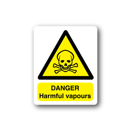 Image of Danger Harmful Vapours Sticker