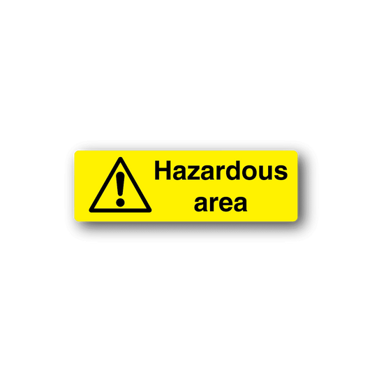 Image of Danger Hazardous Area Sticker