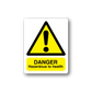 Danger Hazardous To Health Sticker